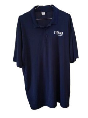 Sport-Tek Men's Titans East Tech Navy Blue Polo